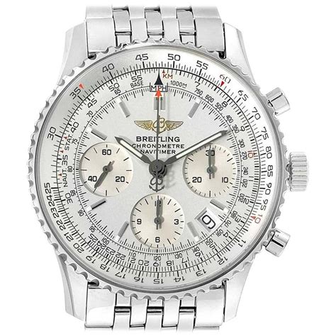 breitling silver watch|breitling watches outlet.